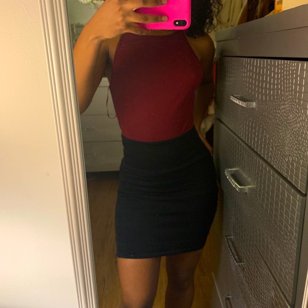 Black skirt mini
